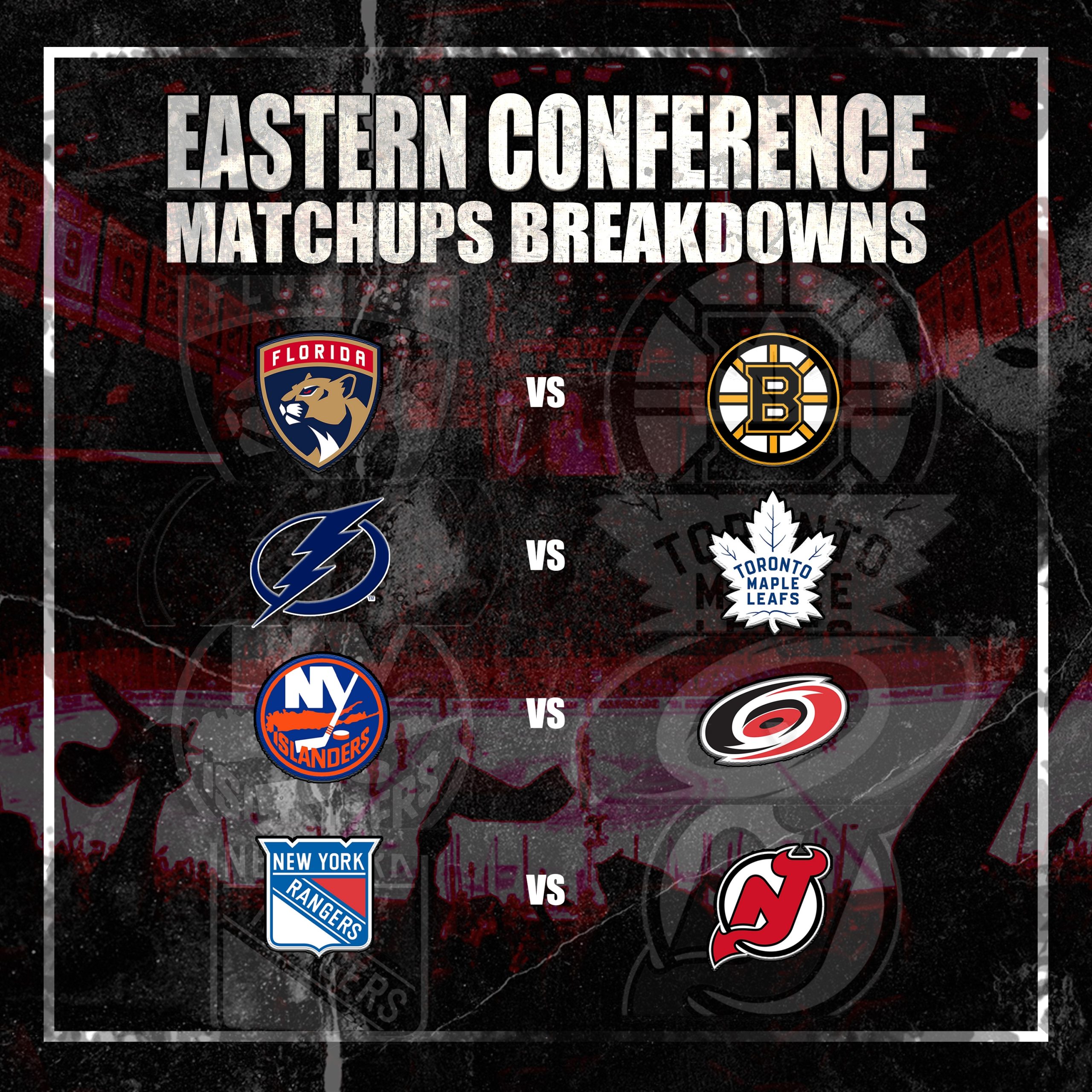 Eastern Conference Series Notes & Bets Gameflows